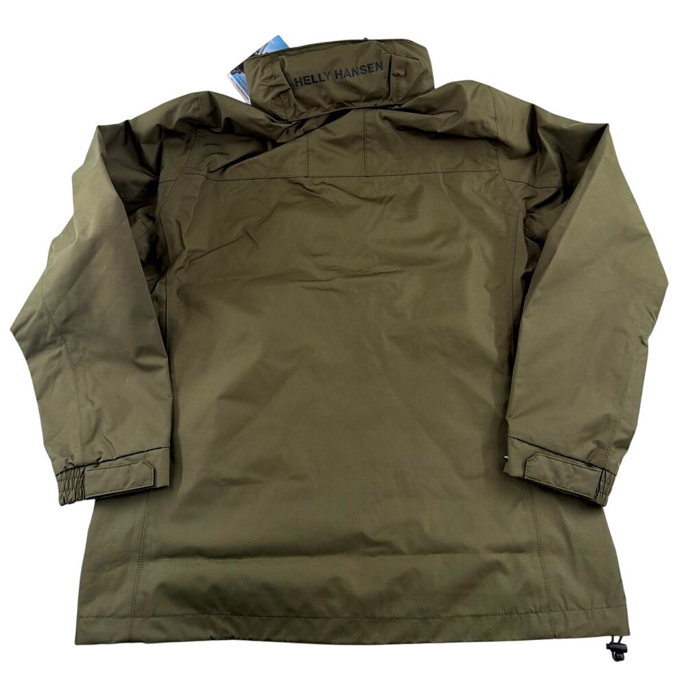 Helly Hansen Men's Utility Green Dubliner Waterproof Jacket Size L - Picture 9 of 11